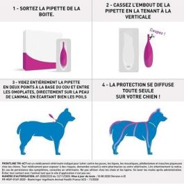 Frontline Pipetas Tri-Act pour chiens 20-40 kg - Lot de 3
