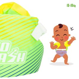 Manchettes AquaSport Jaune Vert 53 x 20 x 18 cm (6 Unités)