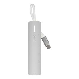 Hub USB Linq Byelements LQ49051 Blanc Gris