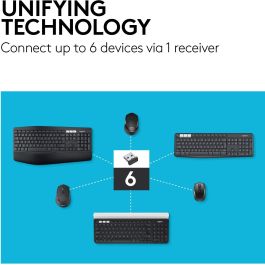 Logitech M590 Silent Bluetooth Optisch Graphit