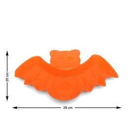 Plato Accesorio Festivo, Forma De Murciélago Orange Pour Halloween, 29 x 20 cm, Idéal Pour Bonbons Et Décoration De Table Precio: 1.044. SKU: B1BCPE5Q6B