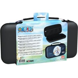 Konix Étui de protection et de transport pour Nintendo Switch 2, One Piece Luffy Gear 5, Bleu