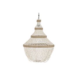 Suspension Home ESPRIT Blanc Naturel Coquillages 50 W 50 x 50 x 130 cm