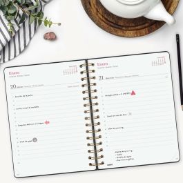 Agenda Finocam Alma Noir A5 15,5 x 21,2 cm 2026