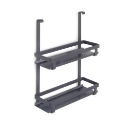 Emuca Porte-bocaux à épices Titane, acier, gris anthracite