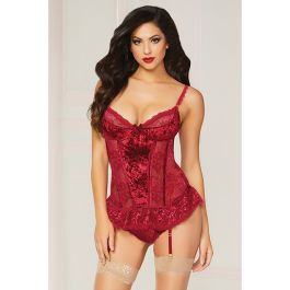 Ensemble de Lingerie Seven Til Midnight Bordeaux (12)