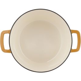 Cosy & Trendy Casserole avec couvercle FONTESTIC en fonte émaillée Ø28 cm 6,15 L Ambre Induction COS5401110056904