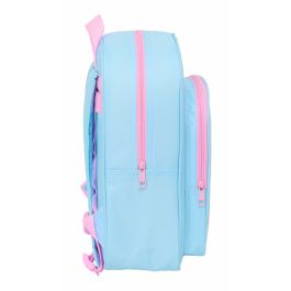 Cartable Frozen Bleu Rose 26 x 34 x 11 cm