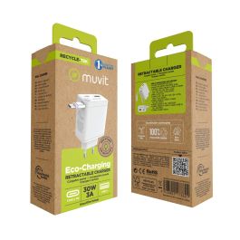 Chargeur mural Muvit WCEU63-30-AC2 Blanc 30 W
