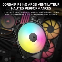 Corsair Ventilateur PC RS140 ARGB 140 mm Noir 330-1700 rpm COR1720918560607