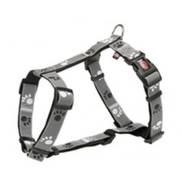 Harnais pour Chien Trixie Silver Reflect Noir Gris