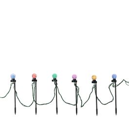 Set de piquets LED de jardin Lumineo Multicouleur 6 W Vert tendre 20 Unités