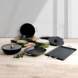 Tapa Giratortilla Acero Carbono Naturalia Quid 28 cm (12 Unidades)