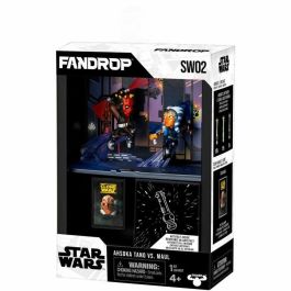 Fandrop Figurine Star Wars Darth Maul vs Ahsoka - Vitrine avec scène culte + mini poster - 18 cm