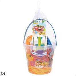 Set de jouets de plage Colorbaby Mr Craby Ø 18 cm polypropylène (16 Unités)