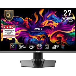 MSI MPG 271QRXDE Écran PC Gaming QD-OLED 67,3 cm (26.5") 2K WQHD 2560x1440 360 Hz 1 ms HDMI 2.1 DisplayPort USB-C Noir