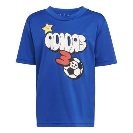 Ensemble de Sport pour Enfants Adidas LK Training-Essentials Fun Bleu 2 Pièces