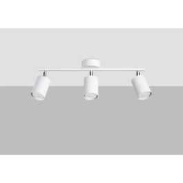 LEMMI Lustre 3 Lumières SOL-SL.1128 LED Design Minimaliste Métal Noir Blanc