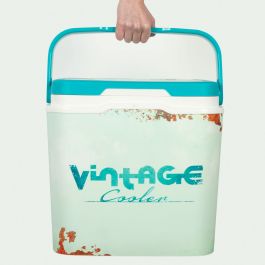 Glacière Rigide Portable Aktive 24 L 37 x 35 x 27 cm Bleu (2 Unités)