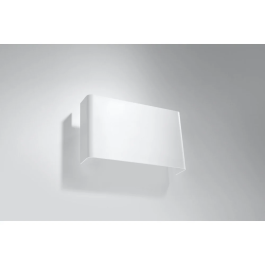 Applique murale "Copertura" SOL-SL.0419 en acier blanc pour intérieur moderne