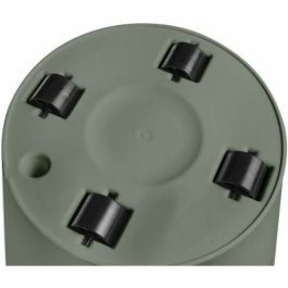 Elho Loft Urban Pot de fleurs rond en plastique percé à roulettes Ø40cm Vert ELH8711904500566