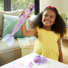 Barbie Poupée Fantaisie 3-en-1 : Fée, Sirène ou Princesse, avec 3 Tenues et Accessoires