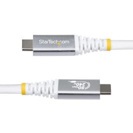 Câble USB Startech CC1M80GUSB4CABLEW Blanc 1 m