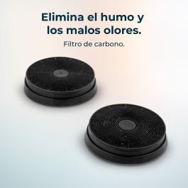 Hotte Conventionnelle Cecotec Bolero Flux TT 608000 Slim Glass 60 cm Blanche A++