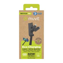 Câble USB Muvit MC167-RA-A Noir