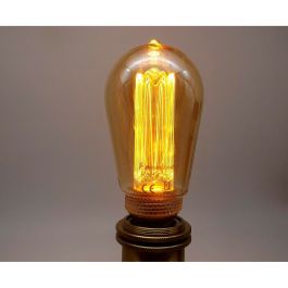 Lampe LED Fbright st64 edison Ambre 4 W E27 200 Lm Ø 6,4 x 14,2 cm Décorative (1800 K)