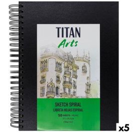 Carnet de croquis Titan Arts Noir A4 50 Volets (5 Unités) Precio: 32.9499996. SKU: B1HAZ48P8T