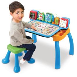 Vtech Bureau Magique Interactif et Musical 6 en 1 - Multicolor - Langue Française - VTE3417765849053