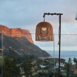 Lumisky Lampe suspendue HANG BOHEME H35 cm Polyratan corde LED blanc chaud blanc dimmable