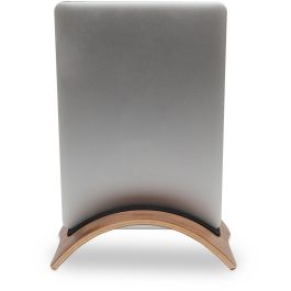 TERRATEC Tabletständer Holzzwei braun Echtholz