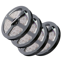 Pack 4 Tiras LED 72W 4200Lm SMD5050 12VDC IP33 x5M 40.000H [PL-219012-RGB-IP33-PK4-AP]