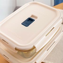 Recipiente Rectangular Hermético Vidrio Baltic Luminarc 16x11x7 cm-82 cL