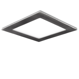 Placa LED 18W 1217Lm 2700K Carrée Nickel Satiné 50.000H [GL-CL-S18N-WW]