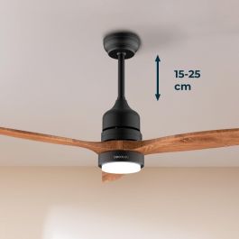 Ventilateur de Plafond avec Lumière Cecotec EnergySilence Aero 5230 18 W 40 W Noir Bois (3000-6500 K)