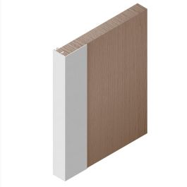 HERRAJES ALK Profil Vertical Ducado 2,75 Plata Mate SP19 (Set de 2)