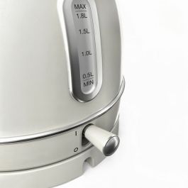 Sweiss Hervidor KTL8 Bouilloire Vintage, 2200 W, 1.8 L, Base Giratoria, Beige