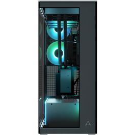 Arctic Xtender (Black) mirrow black window with GPU vertical mount