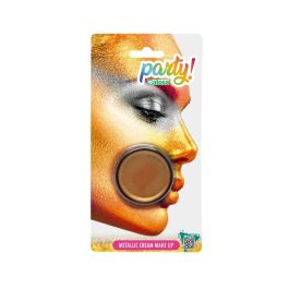 Maquillage crème métallisé doré 6.67 grammes - pour carnaval, théâtre, body paint, déguisement égyptien ou mythologique, effet brillant sous les lumières Precio: 10.5. SKU: S1131071