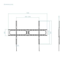 Support de TV TooQ LP37140F-B