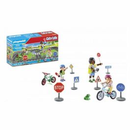 Playmobil Jeu de sécurité routière Rouge 71332