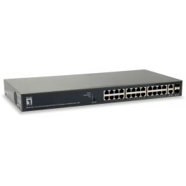 Switch 26x GE GEP-2651 2xGSFP 19" 185W 24xPoE+