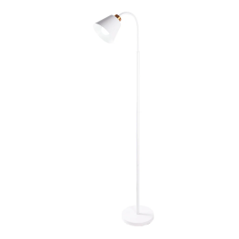 Lampe sur pied "Wayne" SKD-F020-W, style nordique, design personnalisable avec ampoule E27