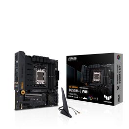 ASUS Carte Mère TUF GAMING B650M-E WiFi, Chipset AMD B650, Socket AM5, DDR5, Micro ATX, Wi-Fi 6, Bluetooth 5.2, 2.5Gb Ethernet