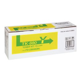 Toner original Kyocera TK-880Y Jaune