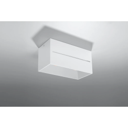 SOL Plafonnier LED Aluminium Lobo SOL-SL.0384 Design Moderne Contemporain Minimaliste 2 Ampoules