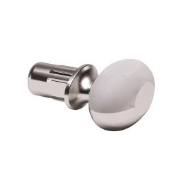 ITALIANA FERRAMENTA Support Étagère Dream Piv.5 Nickel Avec Caoutchouc Transparent Pour Verre